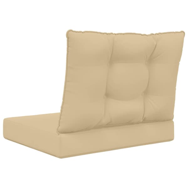 Utomhus Soffa Kudde 2 pcs Beige Polyester