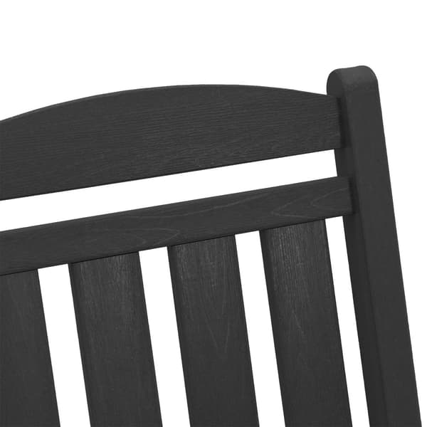 Gungstol 3 pcs Svart polyeten