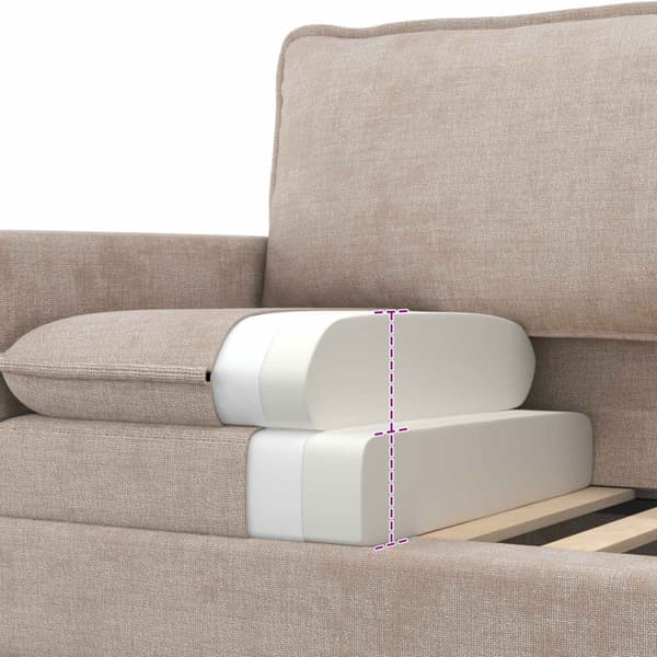 Soffa Beige 156 x 81 x 87,5 cm Polyester
