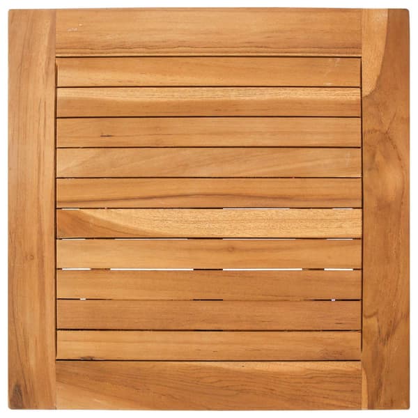 Solstol 2 pcs Brun Massivt teakträ