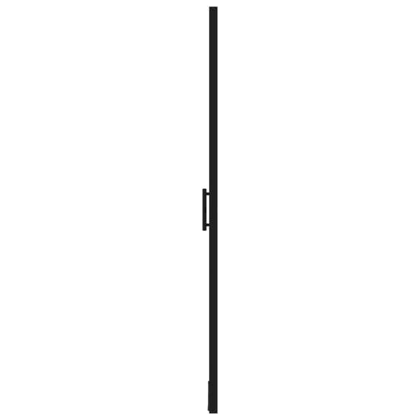 Duschdörr härdat glas 81x195 cm svart