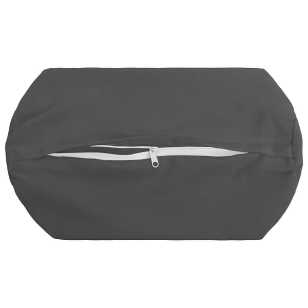 Kuddöverdrag 6 st HEERLEN Antracit Ø 15 x 40 cm Polyester