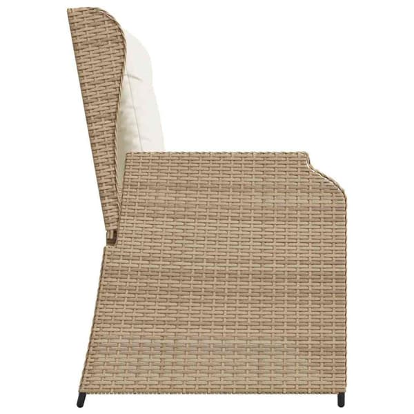Trädgårdsbänk Beige konstrotting
