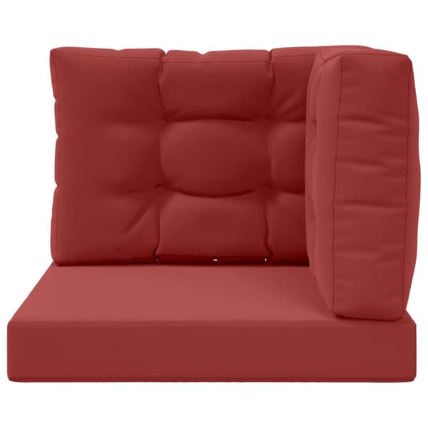 Utomhus Soffa Kudde 3 pcs Vinröd Polyester