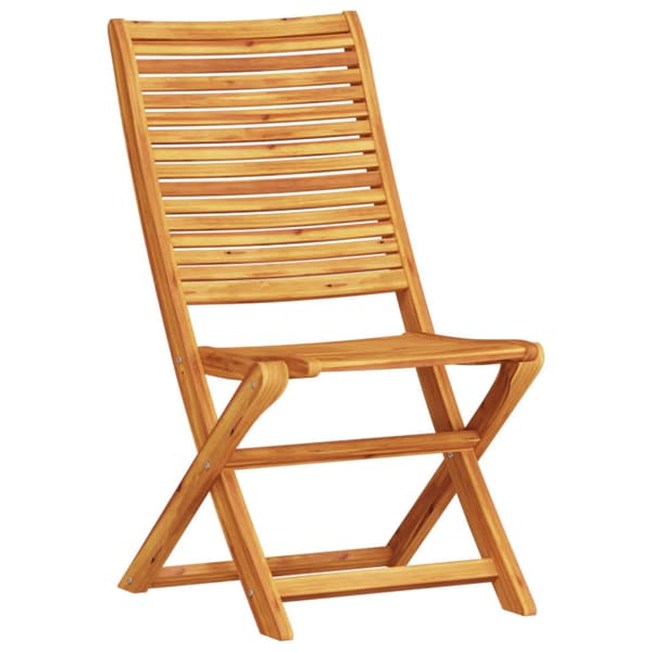 Fällbart bistroset 3 pcs Brun Massivt Akaciaträ