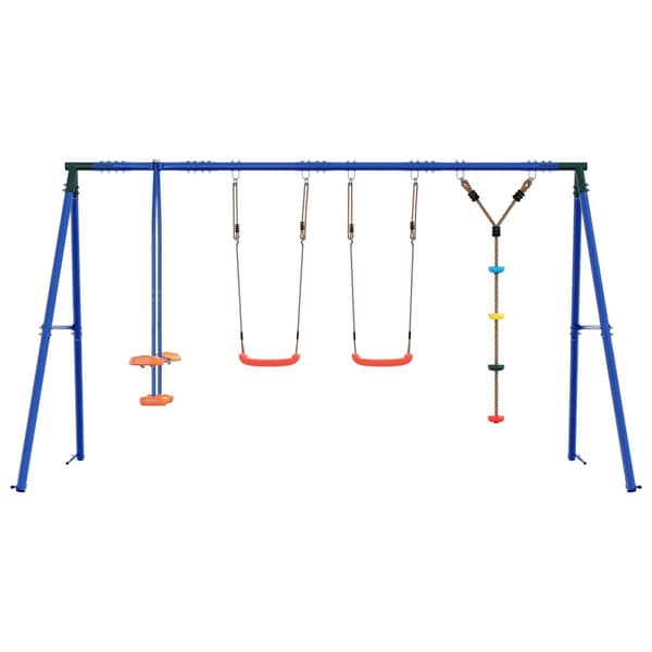 Utegunga set Flerfärgsdesign Stål och PE