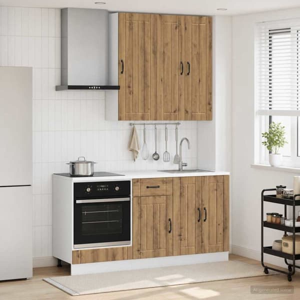Köksenhet LUCCA 5 pcs Artisan-ek Konstruerat trä