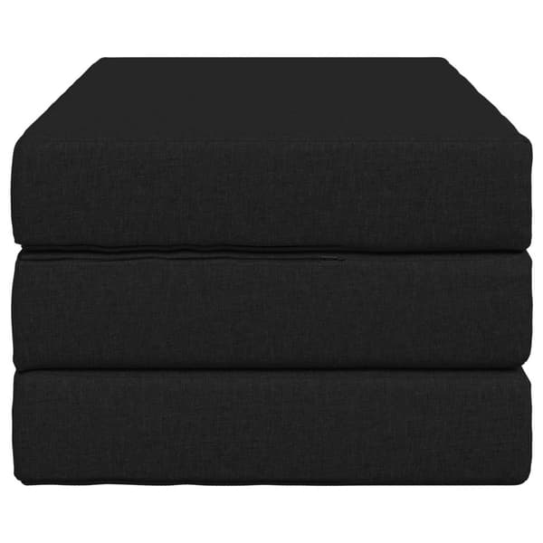 Fällbar Soffbed 100 x 67 x 45 cm Svart