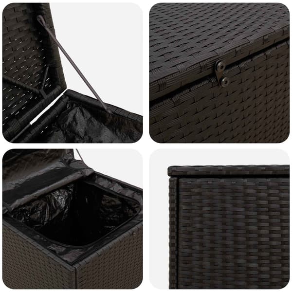 Kuddbox 55 x 55 x 69 cm stål