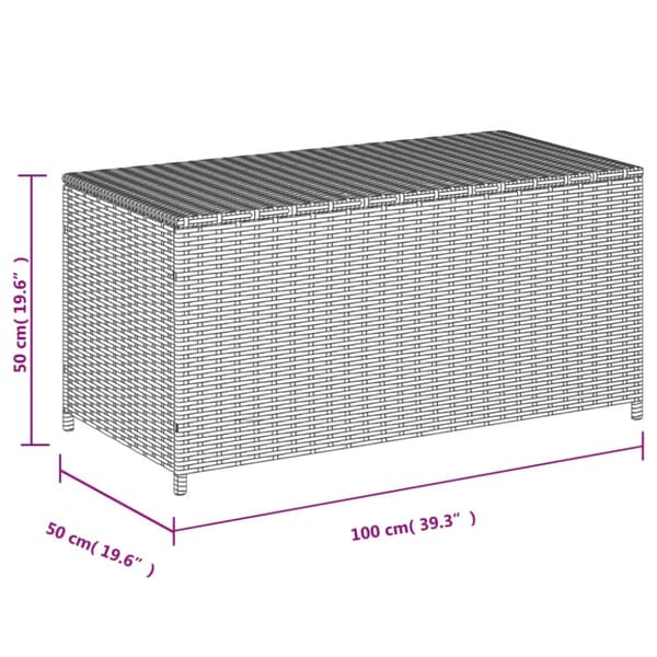 Dynbox blandad beige 190L konstrotting