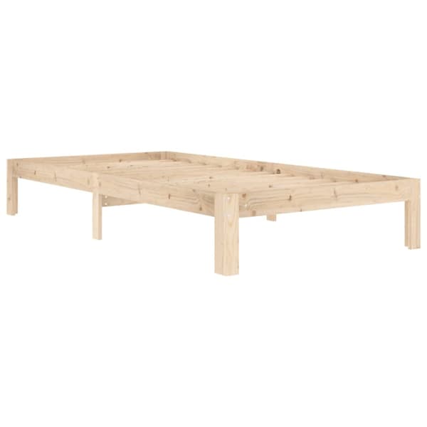 Sängram massiv furu 100x200 cm
