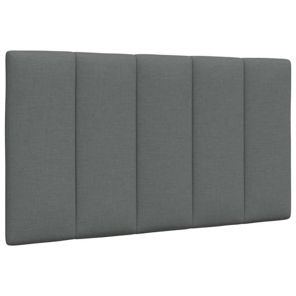 Bed Frame without Mattress "Hanko" Dark Grey 90x200cm Fabric