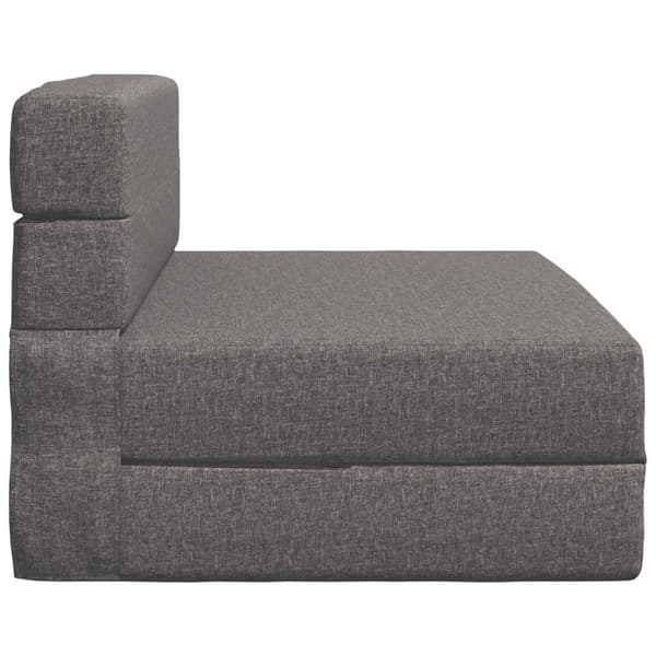 Fällbar Soffbed Ljusgrå 70 x 72 x 60 cm Tyg