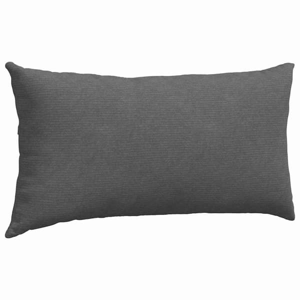 Sofakuddar 2 pcs Mörkgrå 80 x 40 cm Kordread tyg
