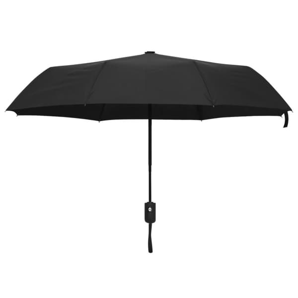 Paraply automatisk hopfällbart svart 95 cm