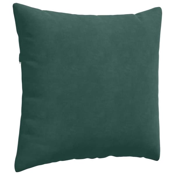 Sofakuddar 2 pcs Mörkgrön 45 x 45 cm Kordread tyg