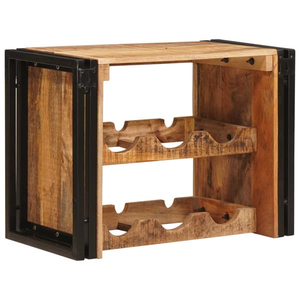 Vinställ Brun 60 x 45 x 33 cm Solid Grov Mangoträ