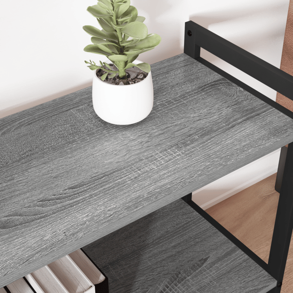 Hyllsystem Grå sonoma 80 x 30 x 85 cm Konstruerat trä