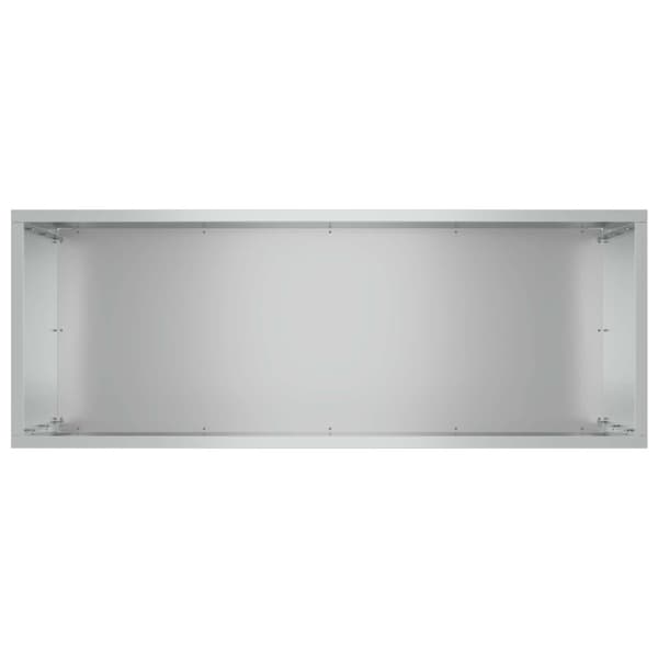Trädgårdsplanterare 2 st Silver 80 x 30 x 40 cm