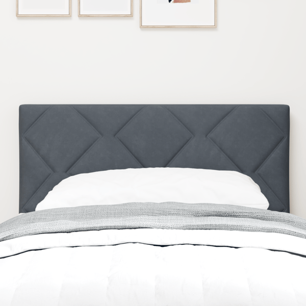 LED huvuddyna Mörkgrå 80 cm Sammet