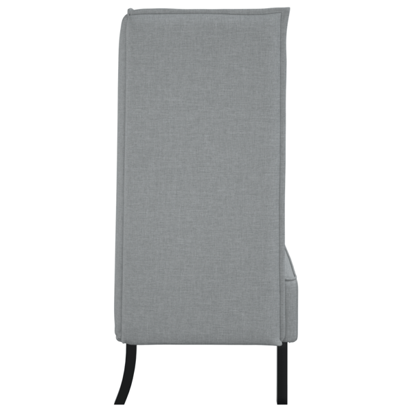 Hög Ryggsoffa 101cm Ljusgrå tyg