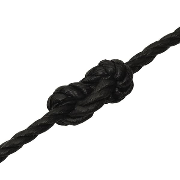 Rep svart 14 mm 25 m polypropen