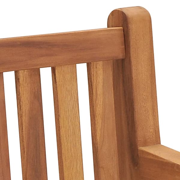 Trädgårdsbänk 228 cm massiv teak