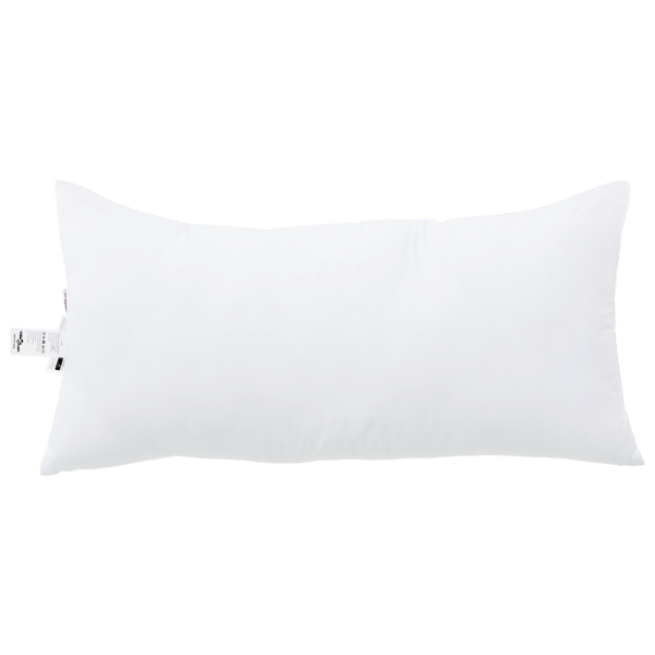 Kudde med kudde Vit 80 x 40 x 20 cm Polyester