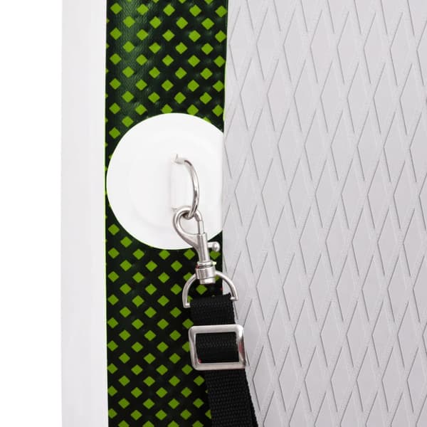 Upplåsbar SUP-bräda set grön 360x81x10 cm