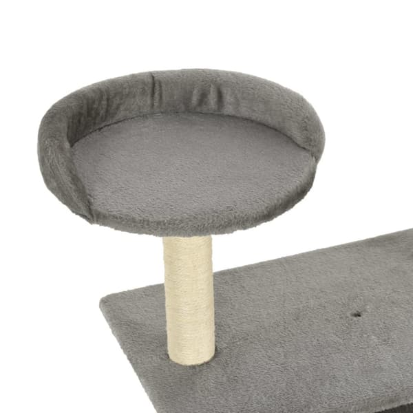Klösträd med sisalpelare 95 cm grå
