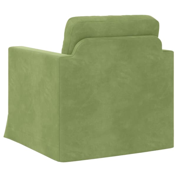 Soffa Ljusgrön 78 x 78 x 80 cm Sammet