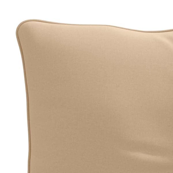Ryggkudde PUTTEN 100% Polyester Sand 70 x 40 x 10 cm