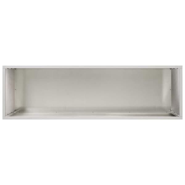 Trädgårdsplanterare Silver 100 x 30 x 40 cm Rostfritt stål