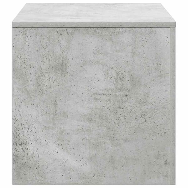 Sidobord 3 st betonggrå konstruerat trä