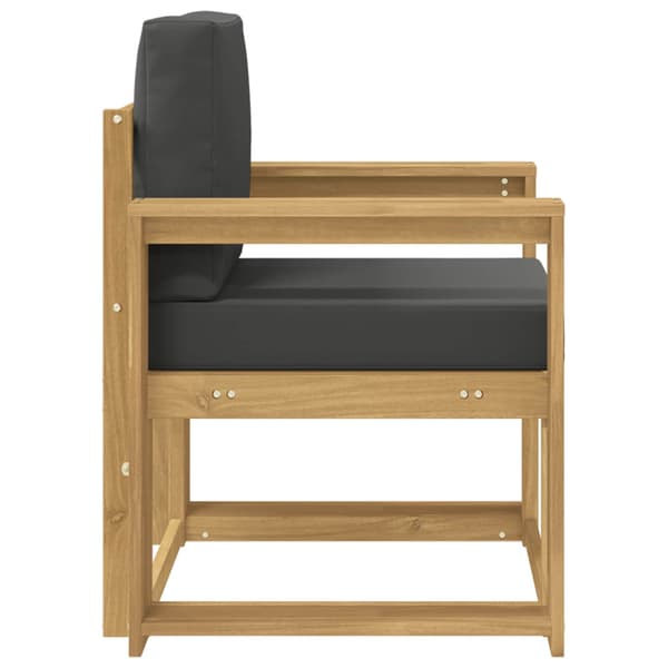 2 Stycke Utomhussoffset Polyester Vit och Antracit