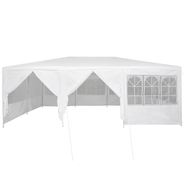 Partytält Vit 600 x 400 x 266 cm polyeten