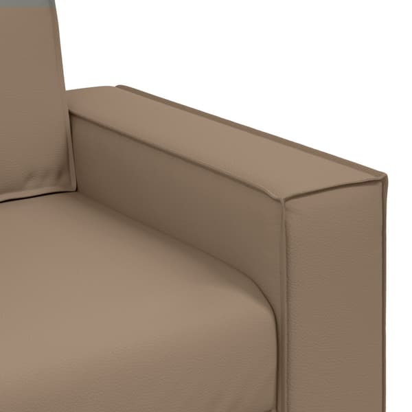 Tvåsitssoffa Cappuccino 160 cm Konstläder