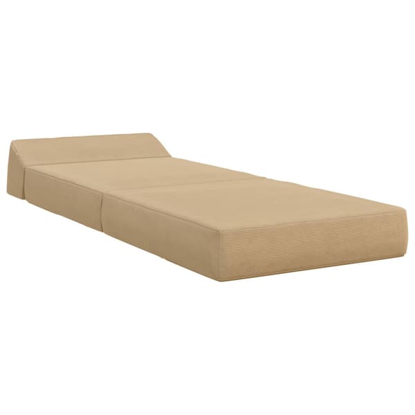 Fällbar Soffbed Grön grå 60 x 70 x 41 cm Tyg