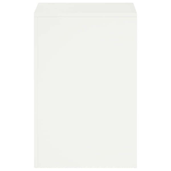 Växtställ 2 pcs Vit 40 x 40 x 60 cm Stål
