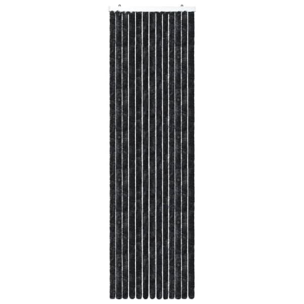 Insektsdraperi antracit 90x200 cm chenille