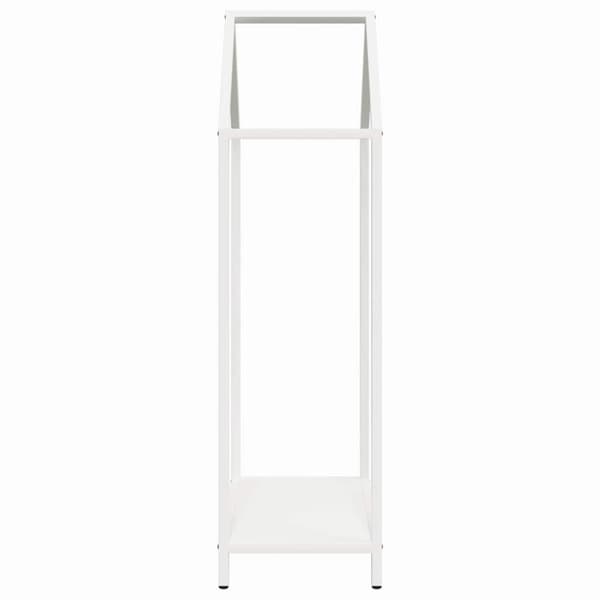 Vedställ vit 40x25x90 cm kallvalsat stål