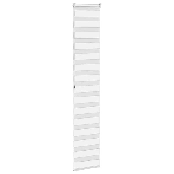 Rullgardin zebra vit 45x200 cm tyg bredd 40,9 cm polyester