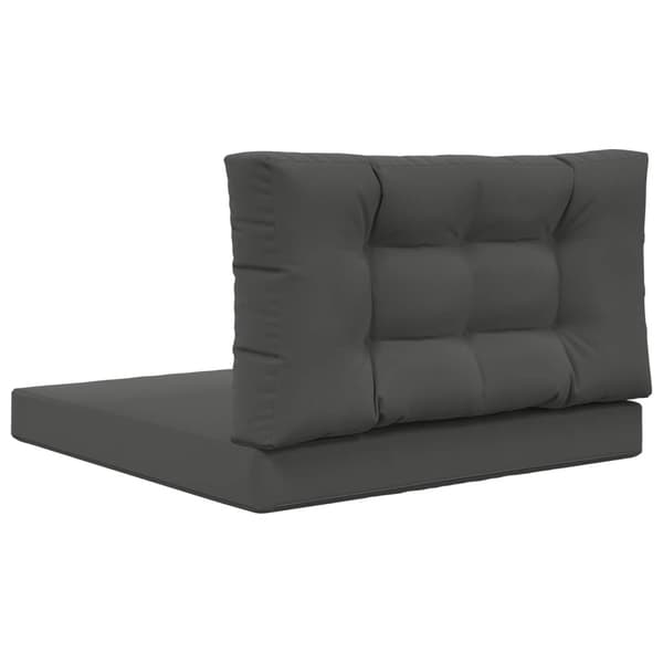 Utomhus Soffa Kudde 2 pcs Antracit Polyester