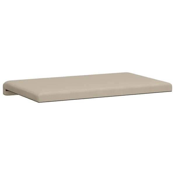 Bänk kudde Texturerad Sammet Sand Djup 35 cm