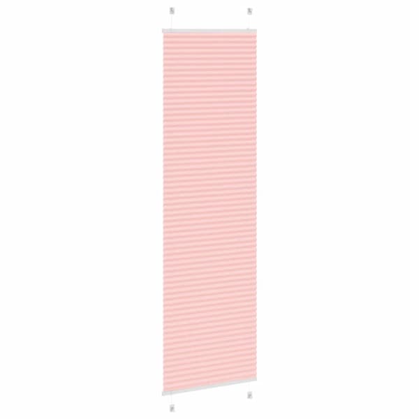 Plisserad persienn rosa 55x200cm tyg bredd 54,4cm polyester