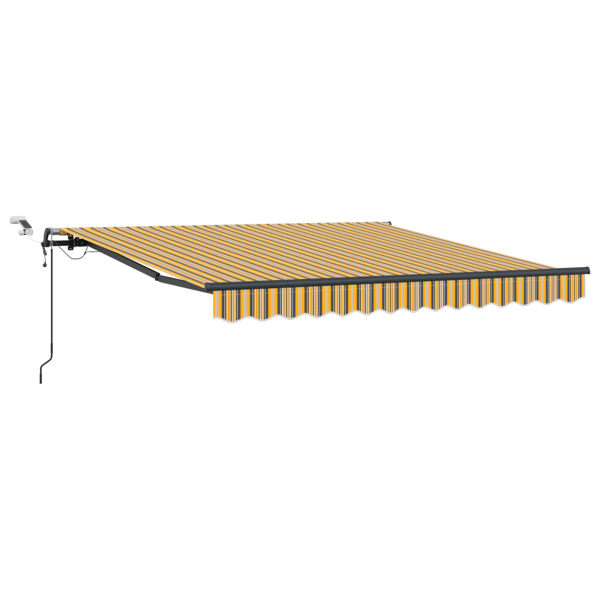 Markis tyg med Flerfärgsdesign 300 x 250 cm Polyester