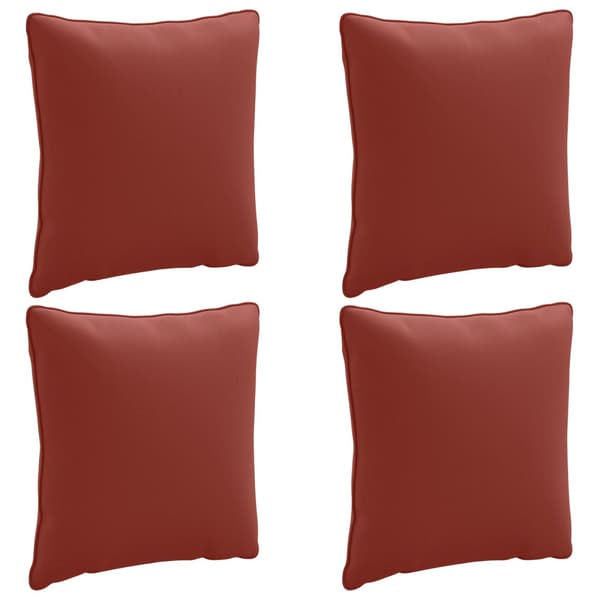 4-delad ryggkudde PUTTEN 4 st 100% Polyester Röd