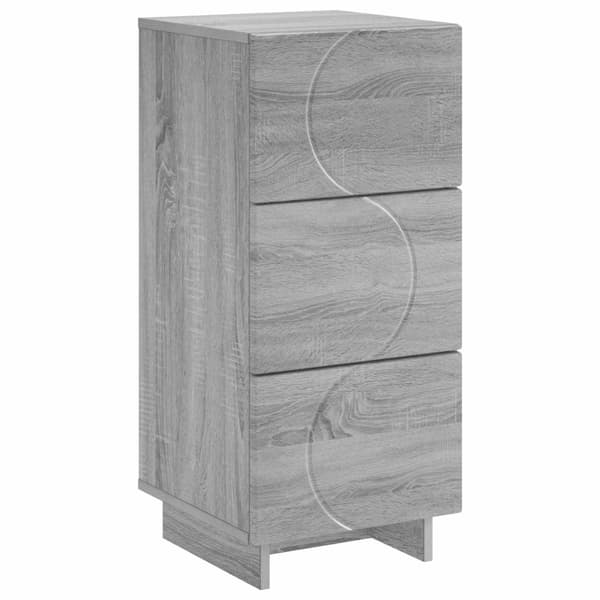 Sideboard Grå Sonoma 33,5 x 34,5 x 75 cm Konstruerat trä