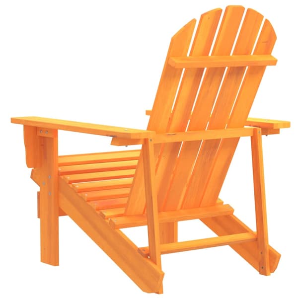 Adirondackstol massivt granträ orange