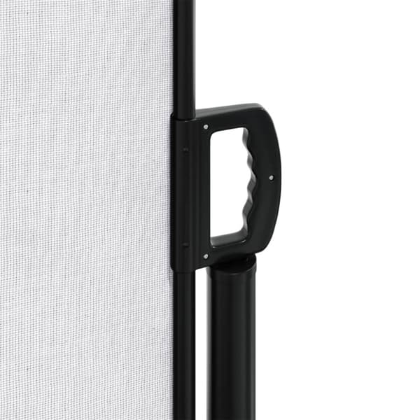 Infällbar sidomarkis vit 200x1200 cm